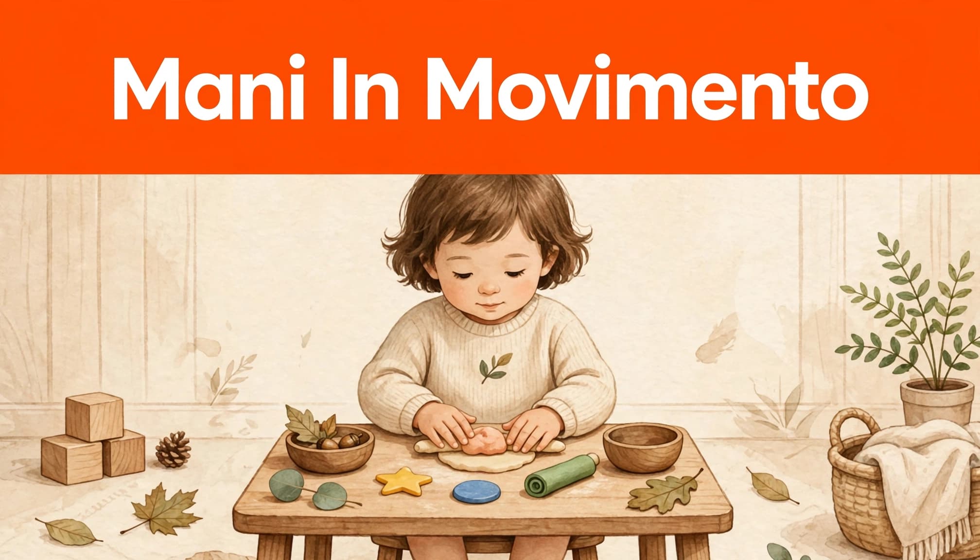 Giochi plastilina motricità fine: idee dolci per bambini da 2 a 5 anni 1 Bambina che modella pasta colorata a un tavolino in un angolo giochi