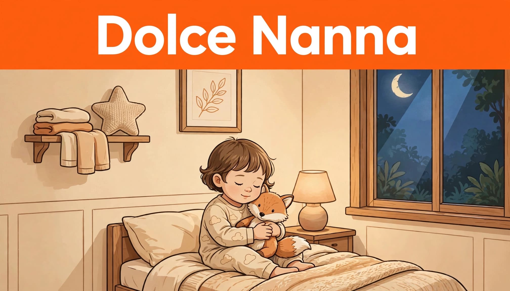 Smettere ciuccio notte: storie e strategie dolci 1 Bambino con un peluche nella cameretta, vicino al lettino.