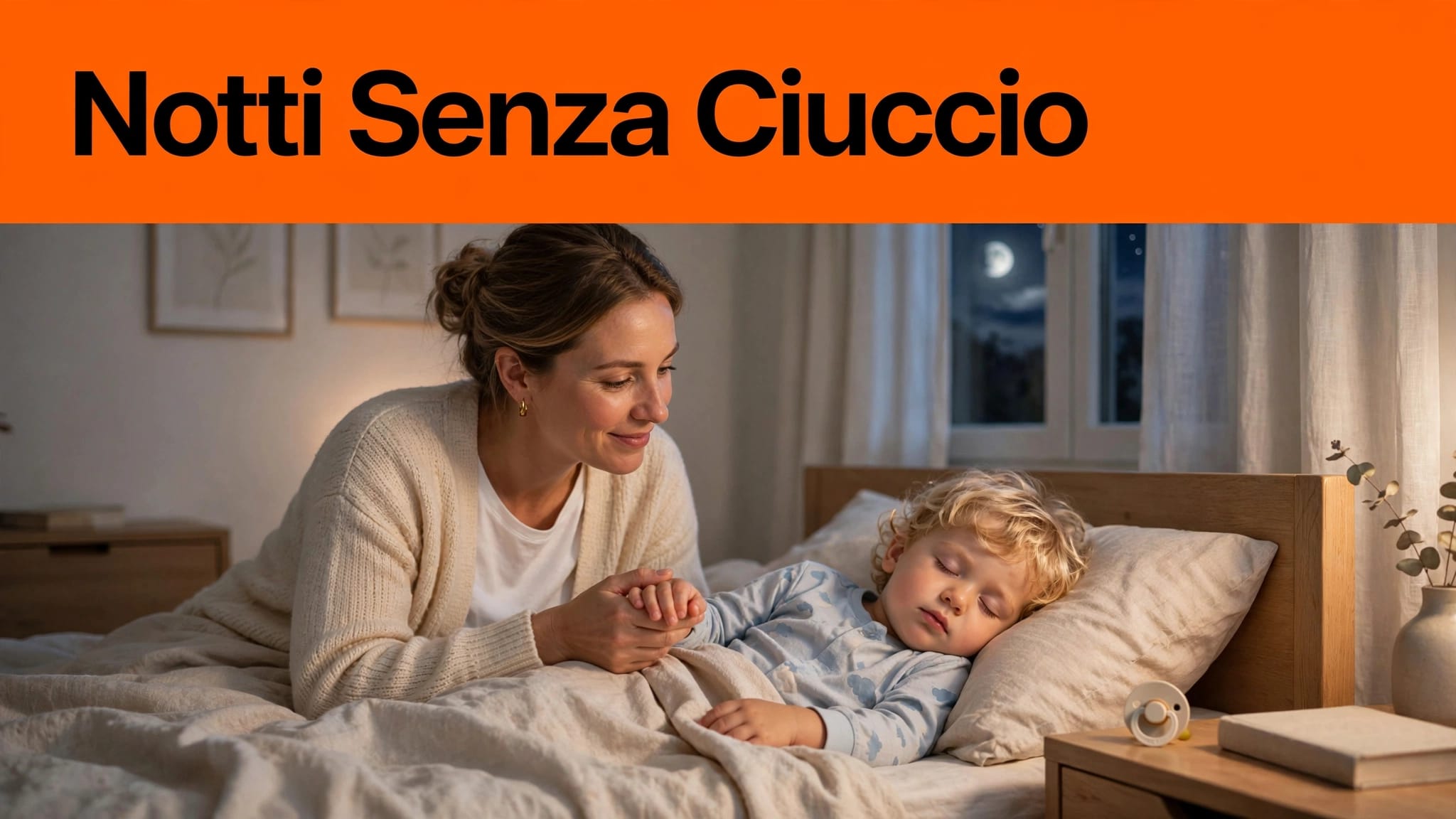 smettere ciuccio notte